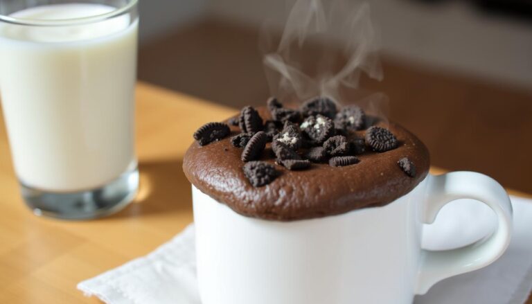 how to make oreo mug cake