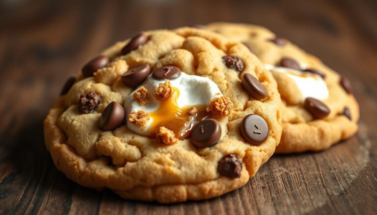 s'mores chocolate chip cookies
