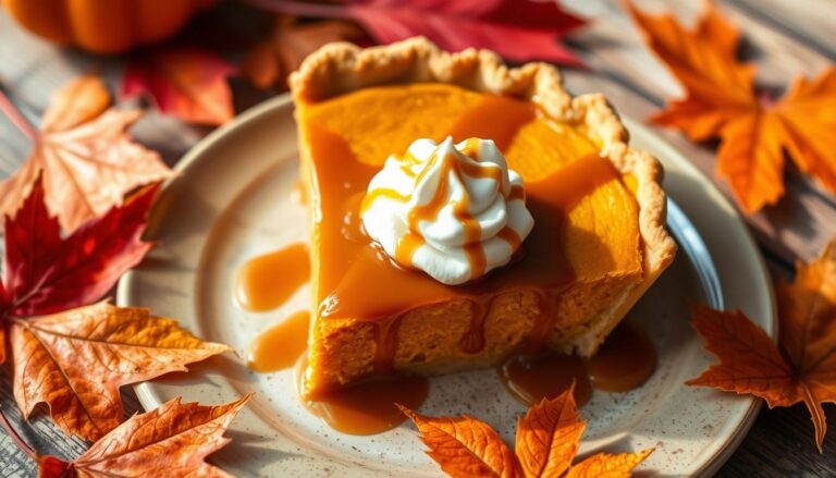 caramel pumpkin pie