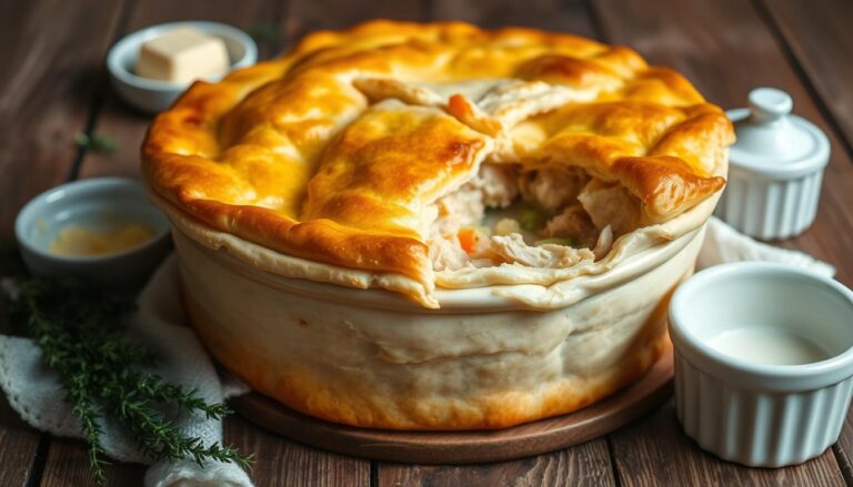 chicken pot pie with pie crust