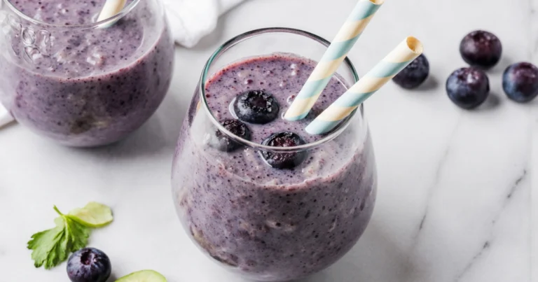 Anti-Inflammatory Lemon Blueberry Smoothie Recipe