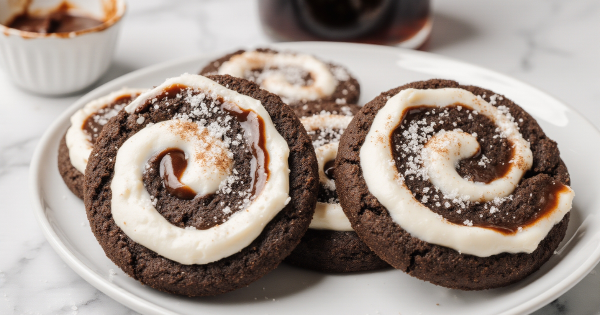 Chocolate Marshmallow Swirl Cookies Recipe