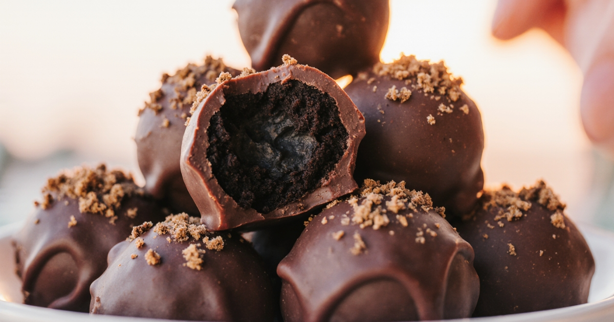 Cream Cheese Chocolate Truffles Recipe