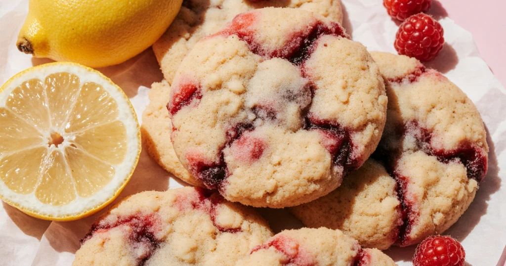 Lemon Raspberry Cookies Recipe – A Burst of Citrus and Berry Sweetness