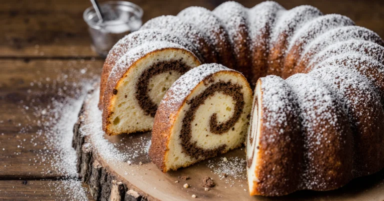 Moist Cinnamon Swirl Bundt Cake