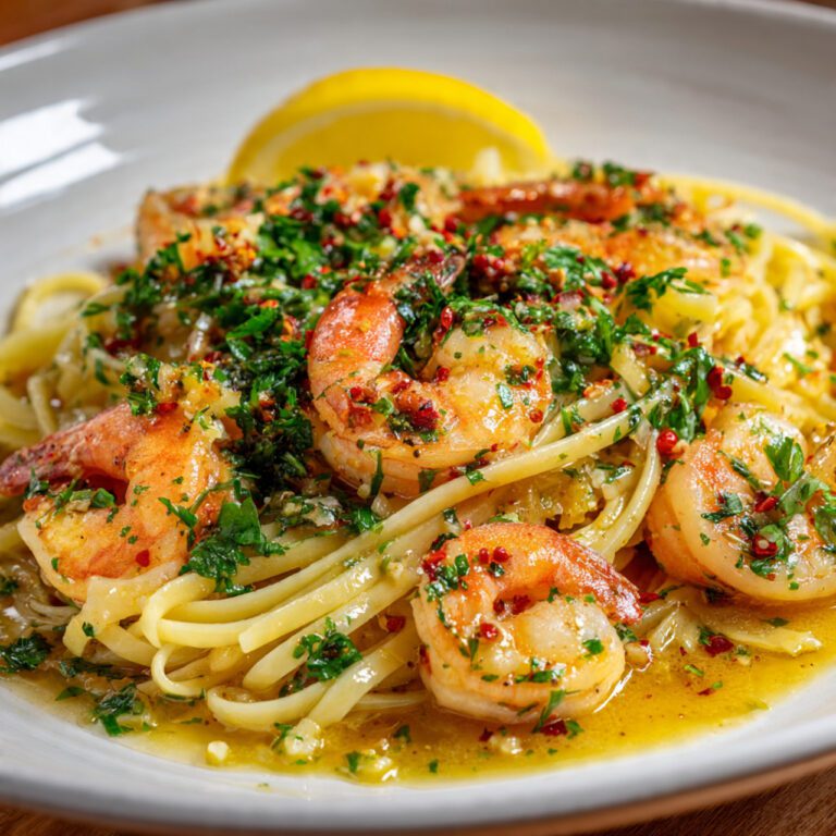 Gordon Ramsay Shrimp Scampi