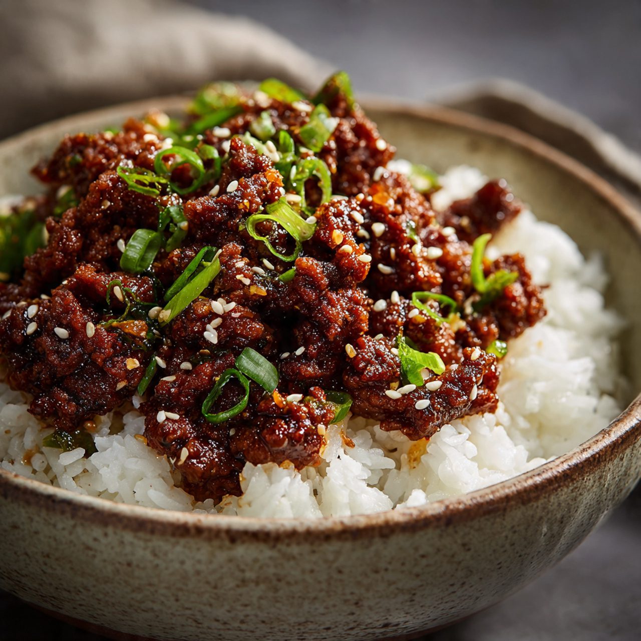 easy ground beef bulgogi