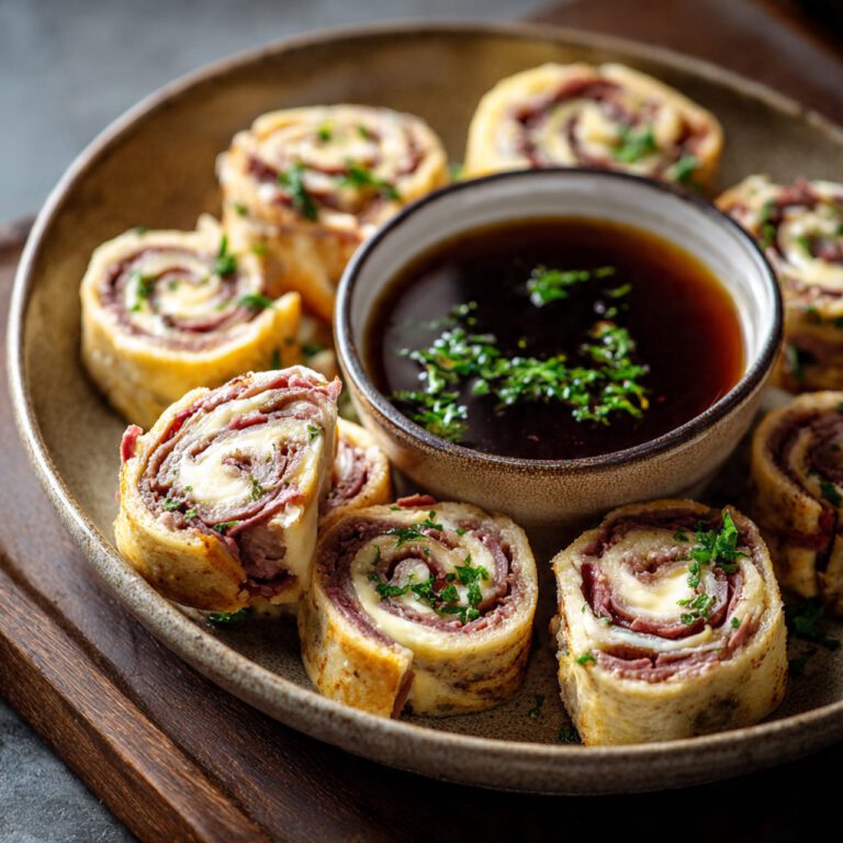 French dip pinwheels