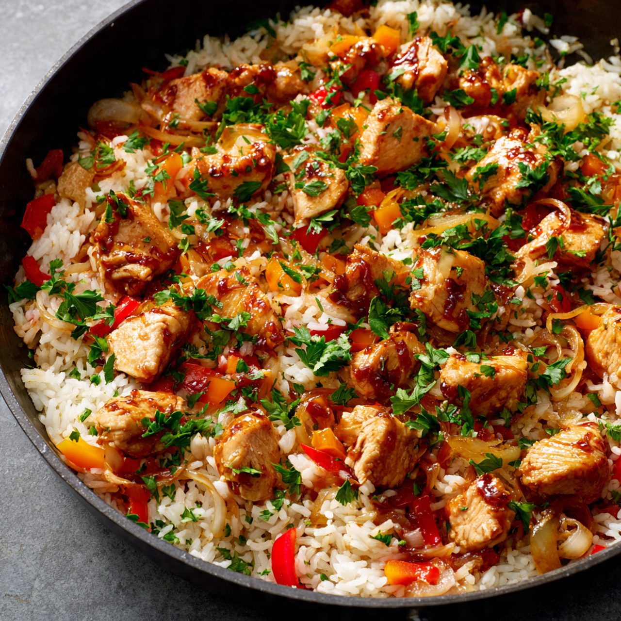 One-Pan Honey BBQ Chicken