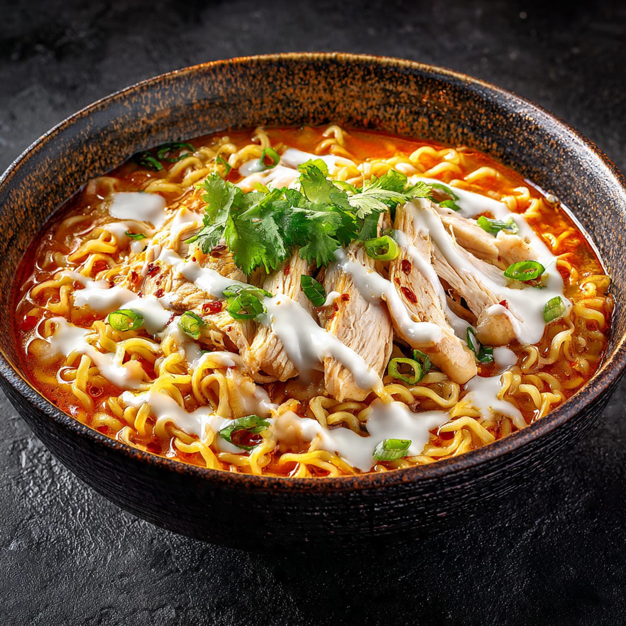 spicy chicken ramen