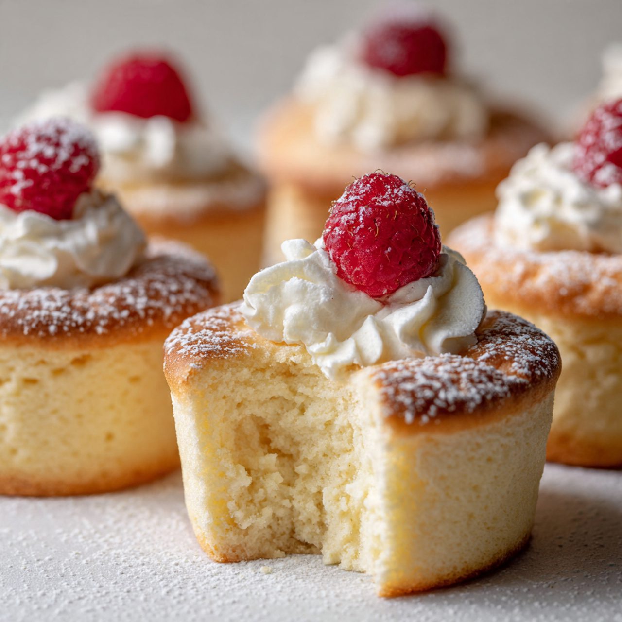 Japanese cotton cheesecake cupcakes
