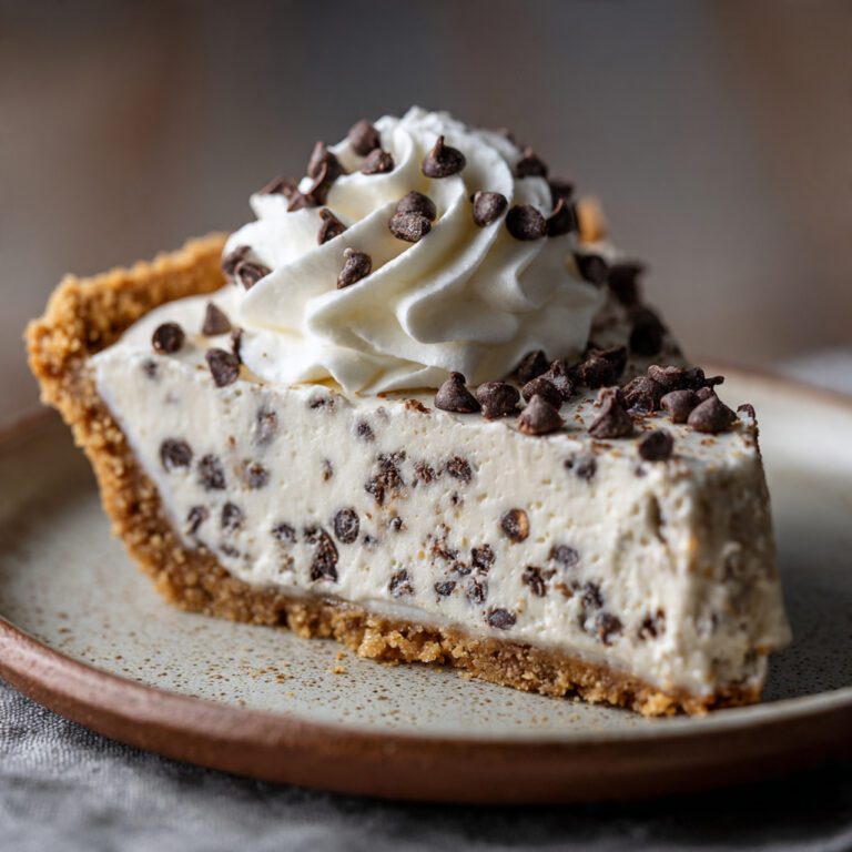 chocolate chip cannoli pie