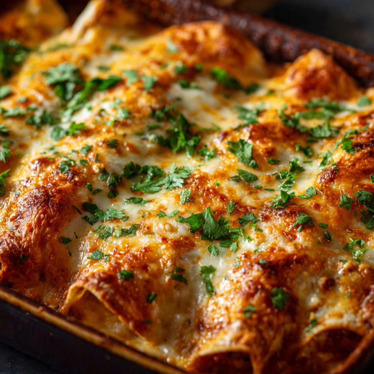 Beef Enchiladas with Irresistible Cheese Sauce