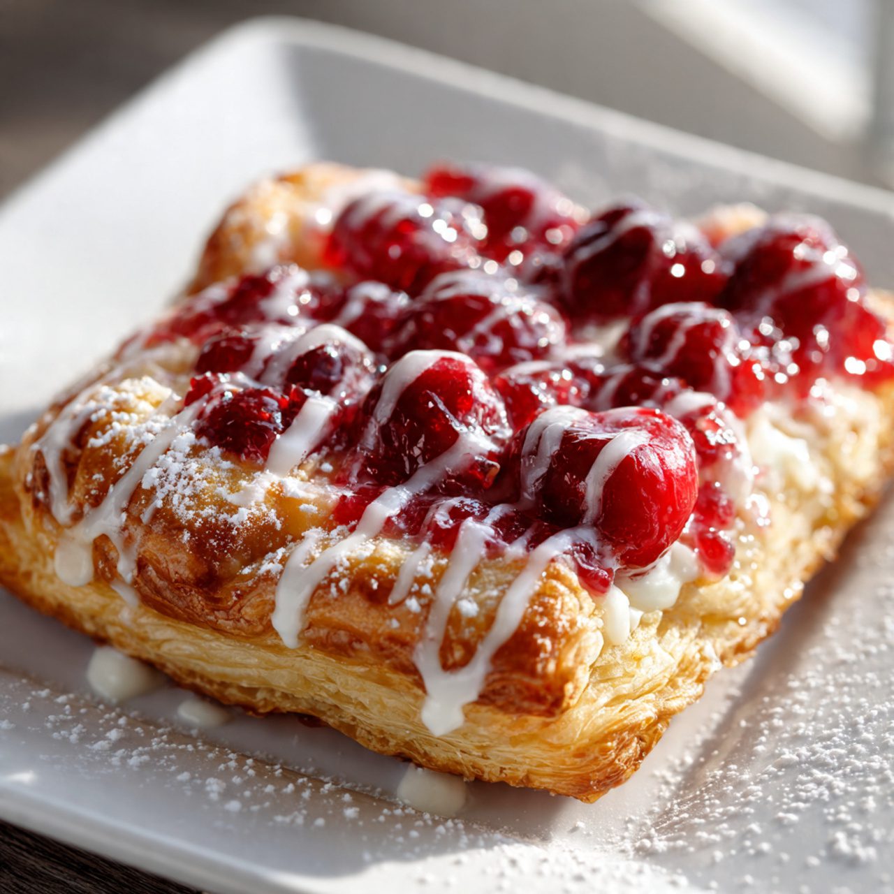 Easy Cherry Cheese Danish