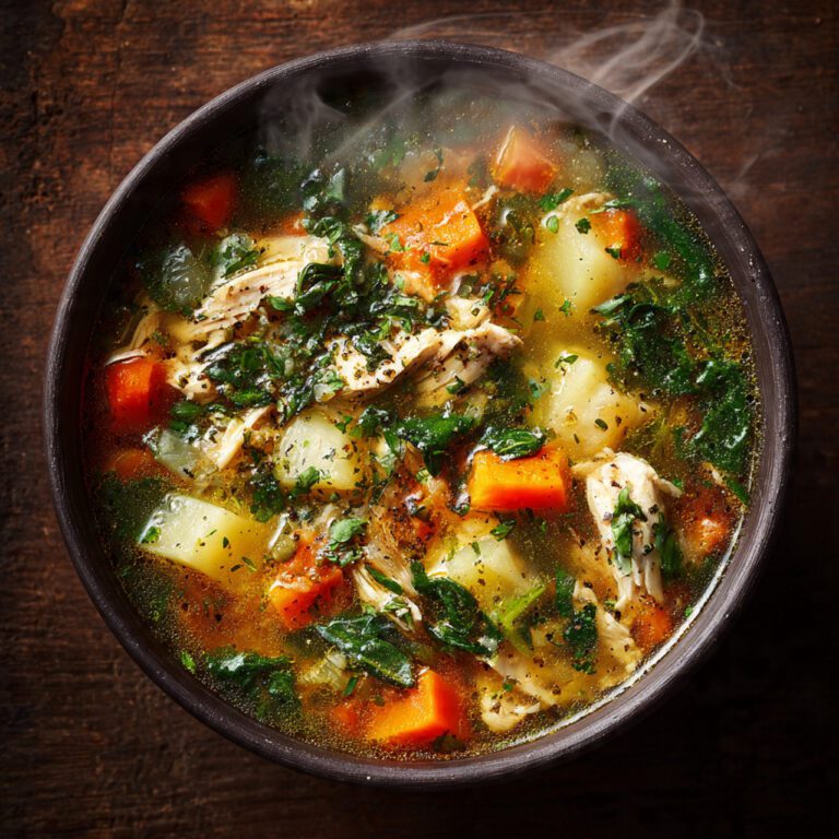 Hearty Chicken Veggie Soup