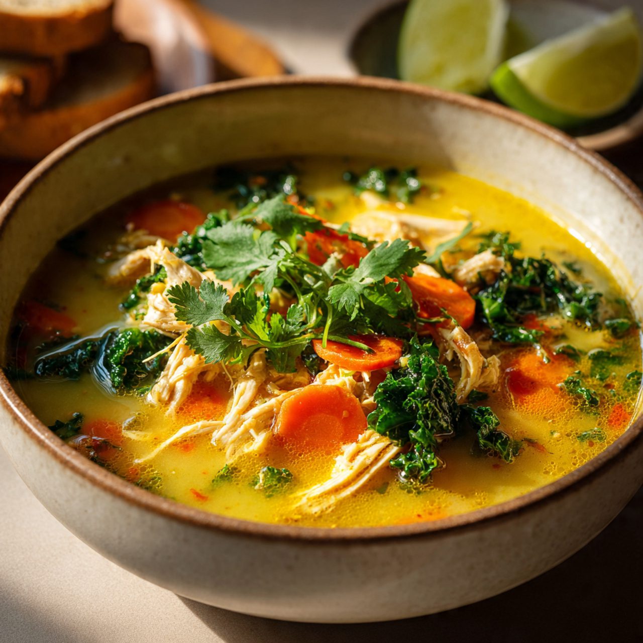 Anti Inflammatory Turmeric Chicken Soup
