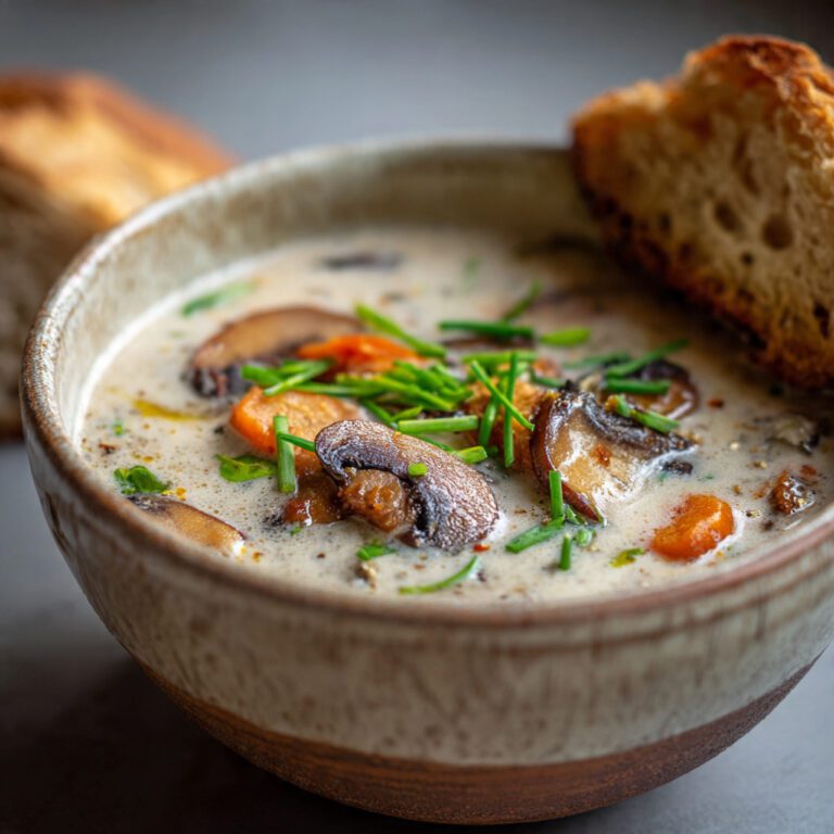 cottage cheese mushroom soup