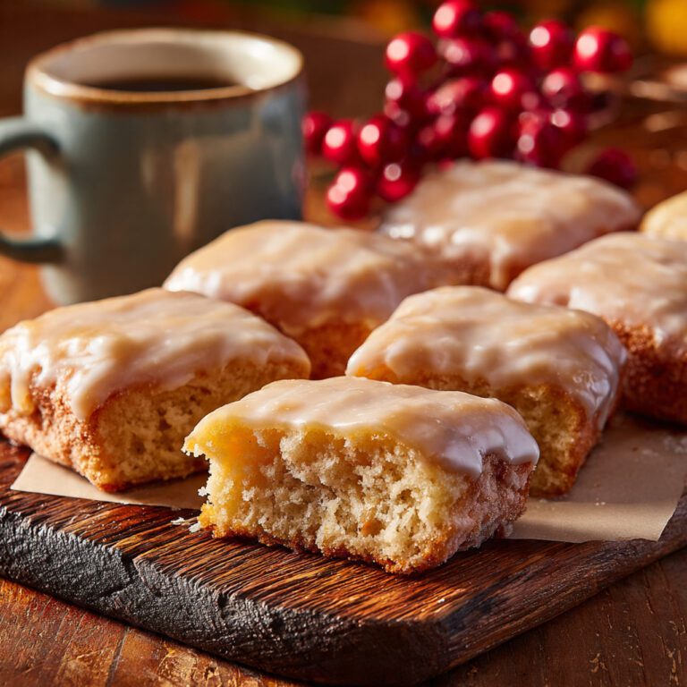 Bakery-Style Maple Donut Bars