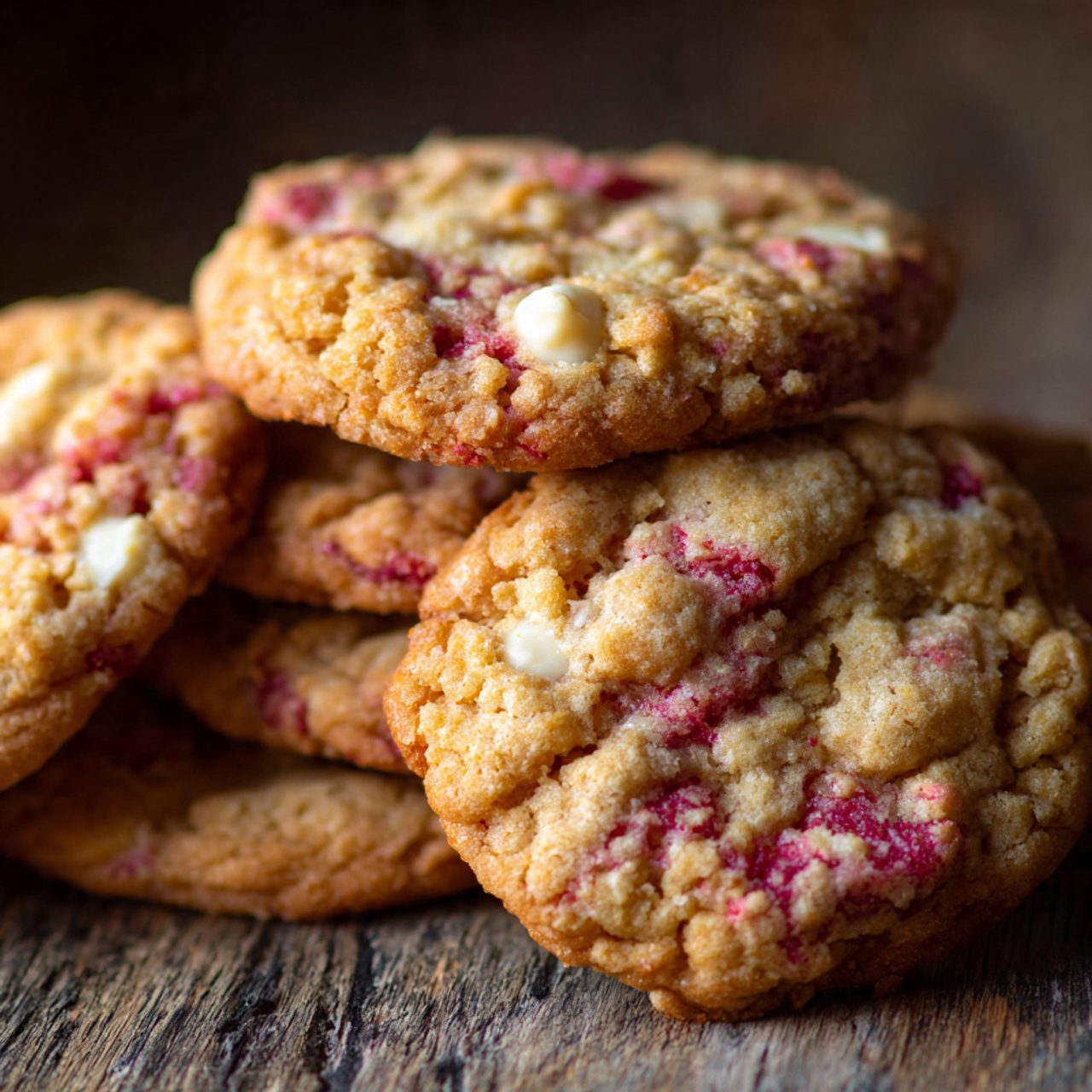 strawberry crunch cookies