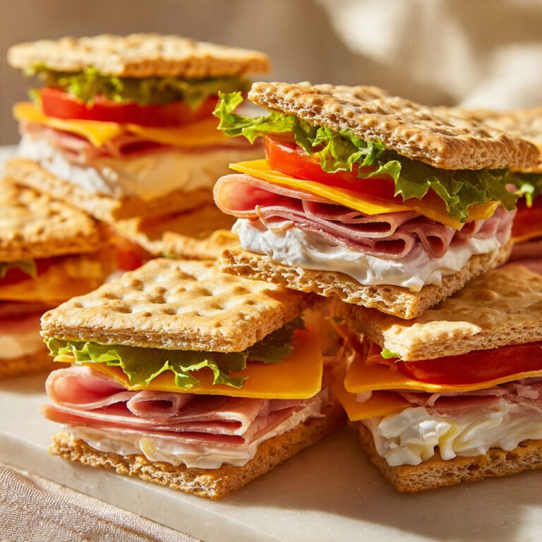 Ritz Crackers Party Sandwiches